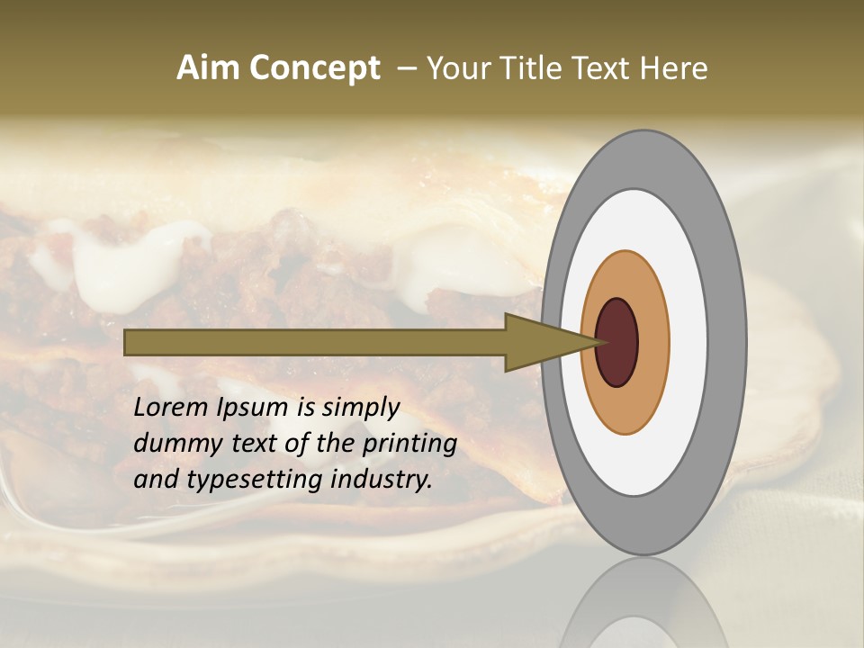 And Lasagna Red PowerPoint Template