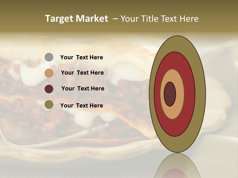 And Lasagna Red PowerPoint Template