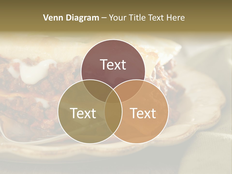 And Lasagna Red PowerPoint Template