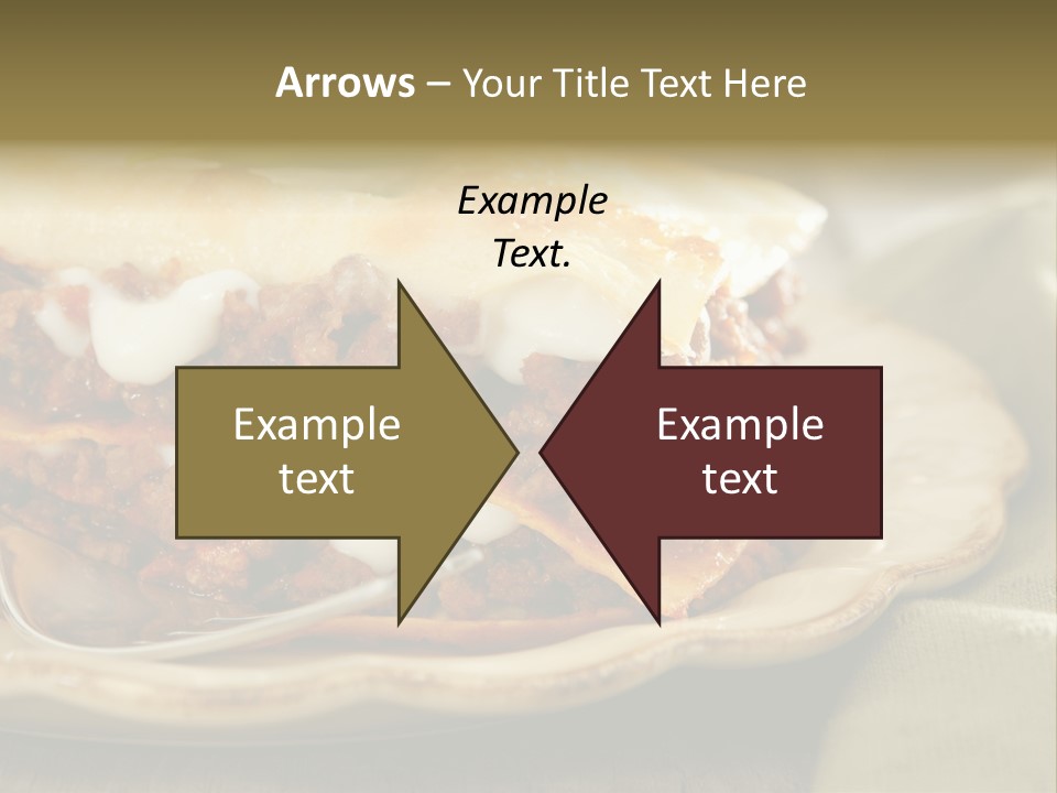 And Lasagna Red PowerPoint Template