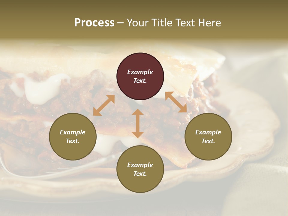 And Lasagna Red PowerPoint Template