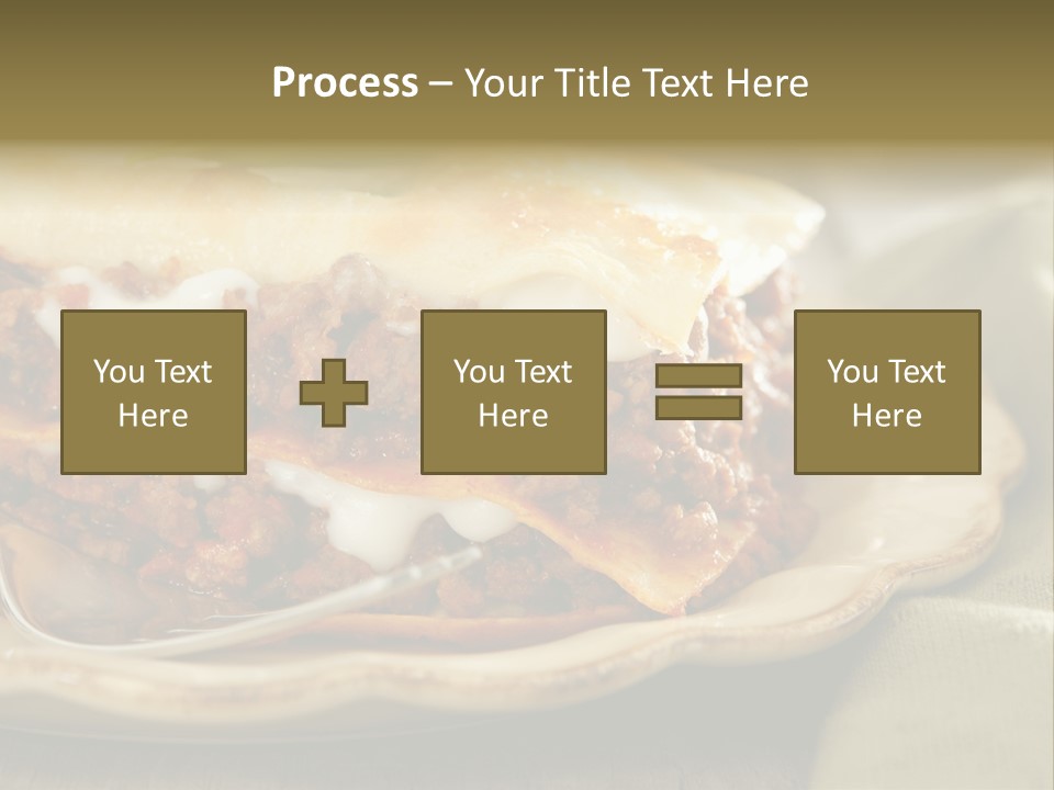 And Lasagna Red PowerPoint Template