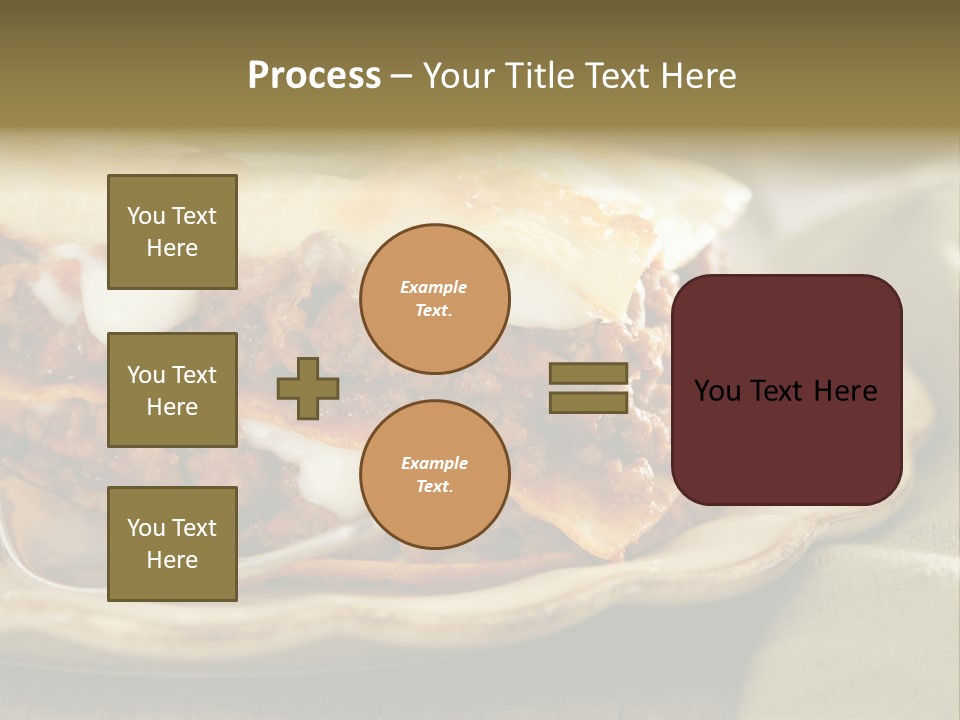 And Lasagna Red PowerPoint Template