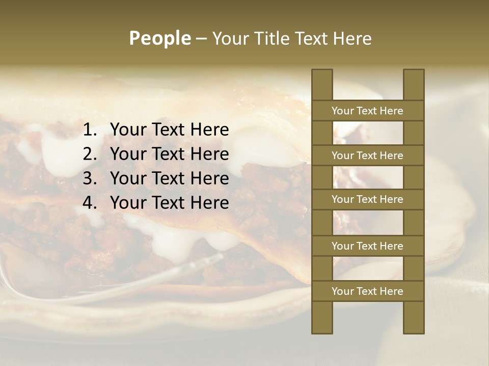 And Lasagna Red PowerPoint Template
