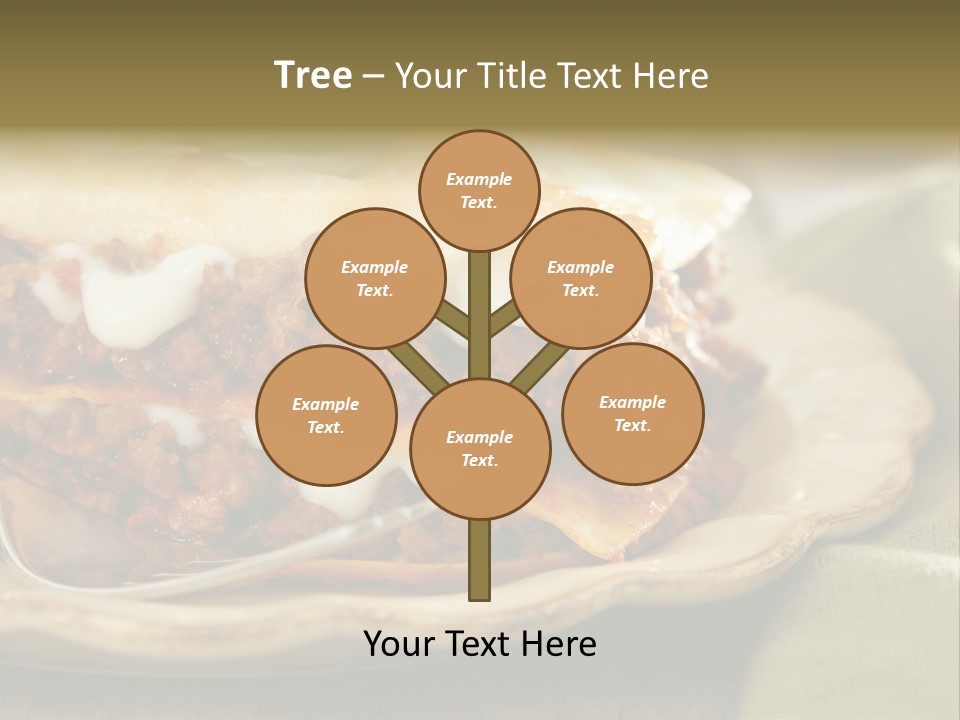 And Lasagna Red PowerPoint Template