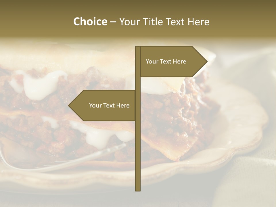 And Lasagna Red PowerPoint Template