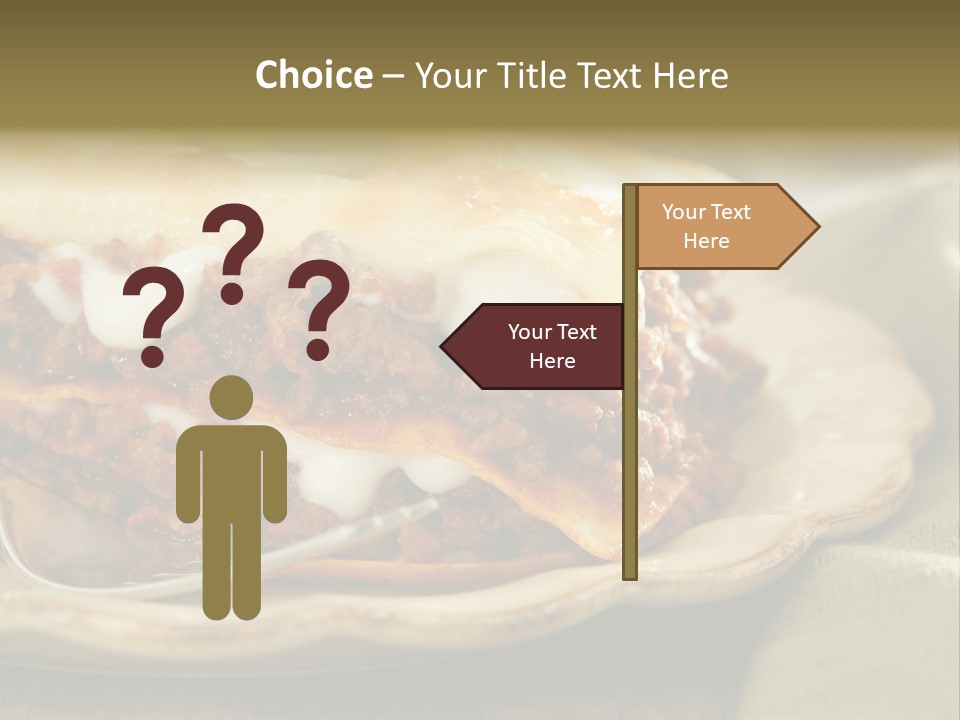 And Lasagna Red PowerPoint Template