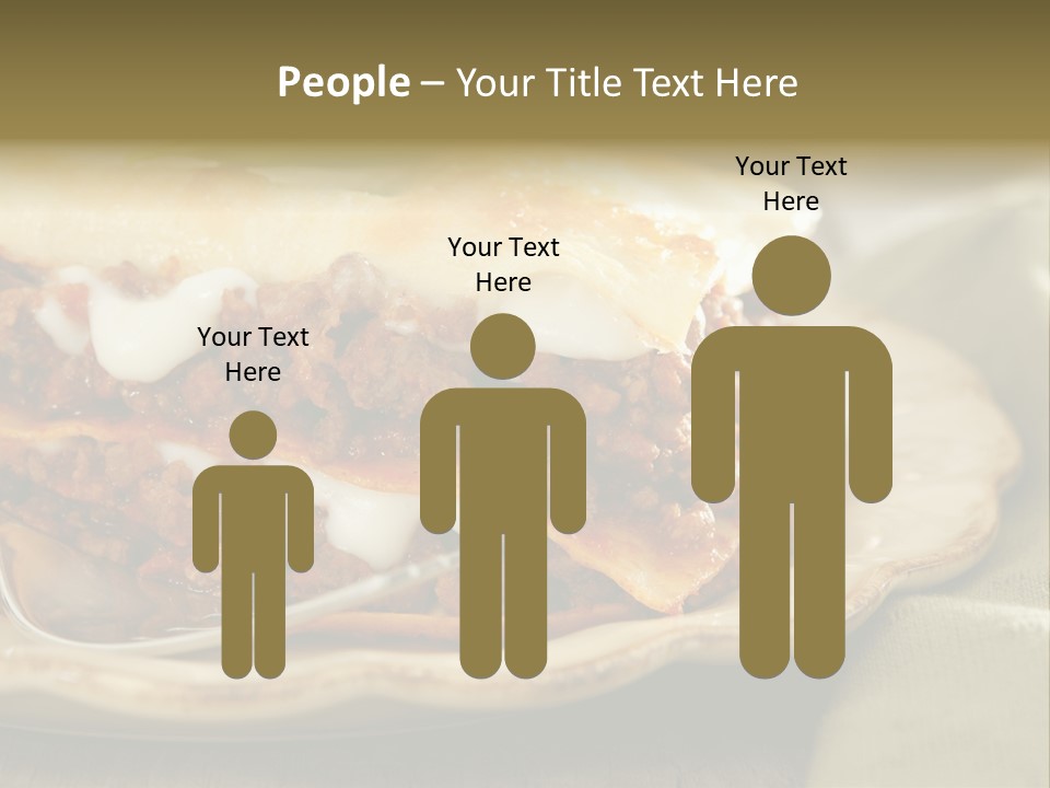 And Lasagna Red PowerPoint Template