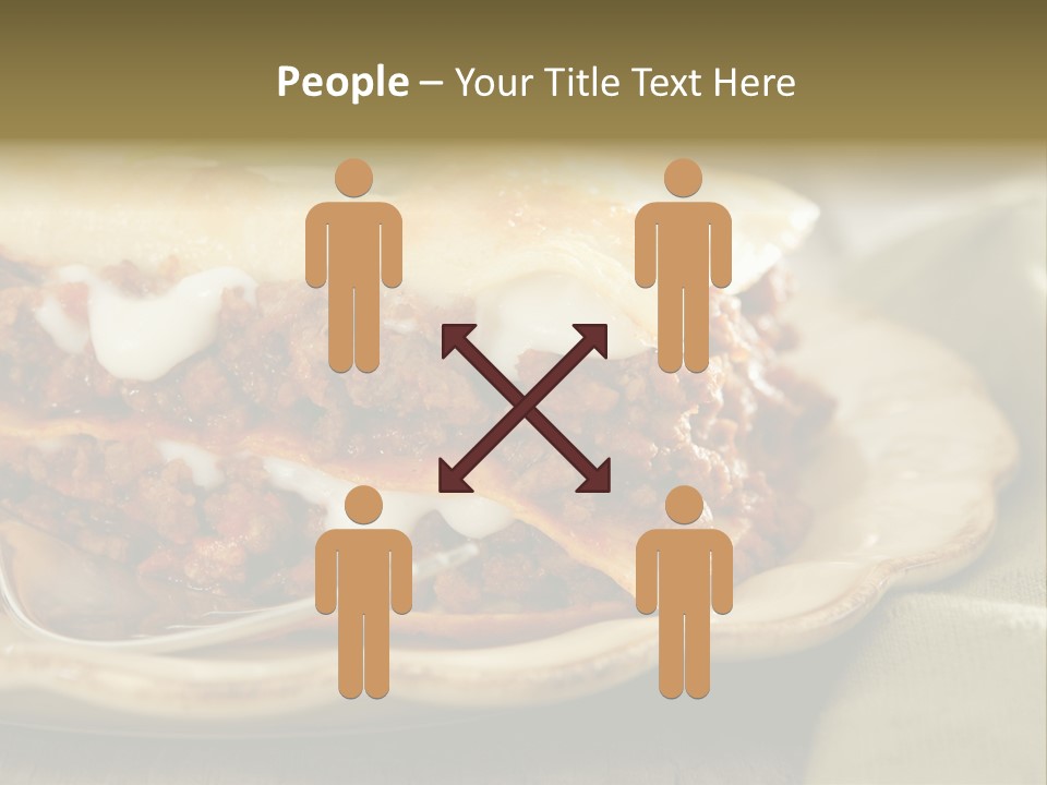 And Lasagna Red PowerPoint Template