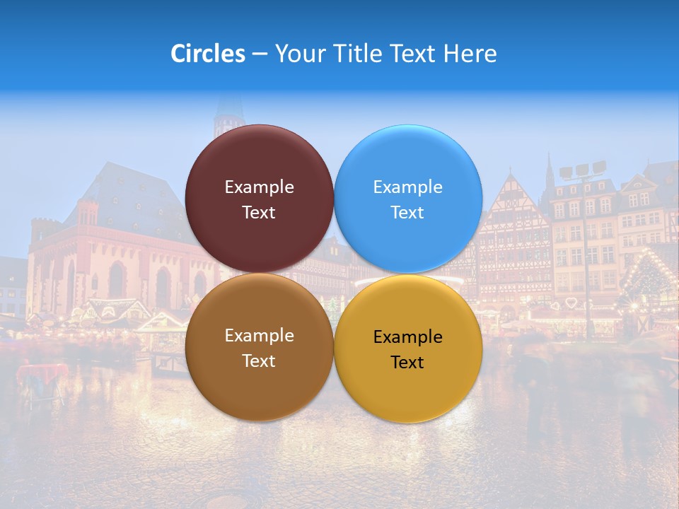 Sale People December PowerPoint Template