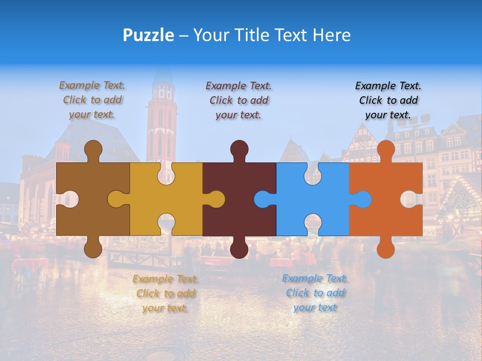 Sale People December PowerPoint Template