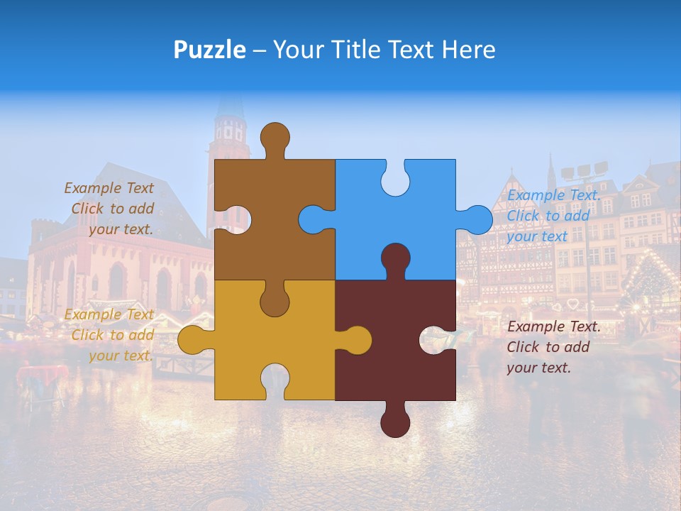 Sale People December PowerPoint Template