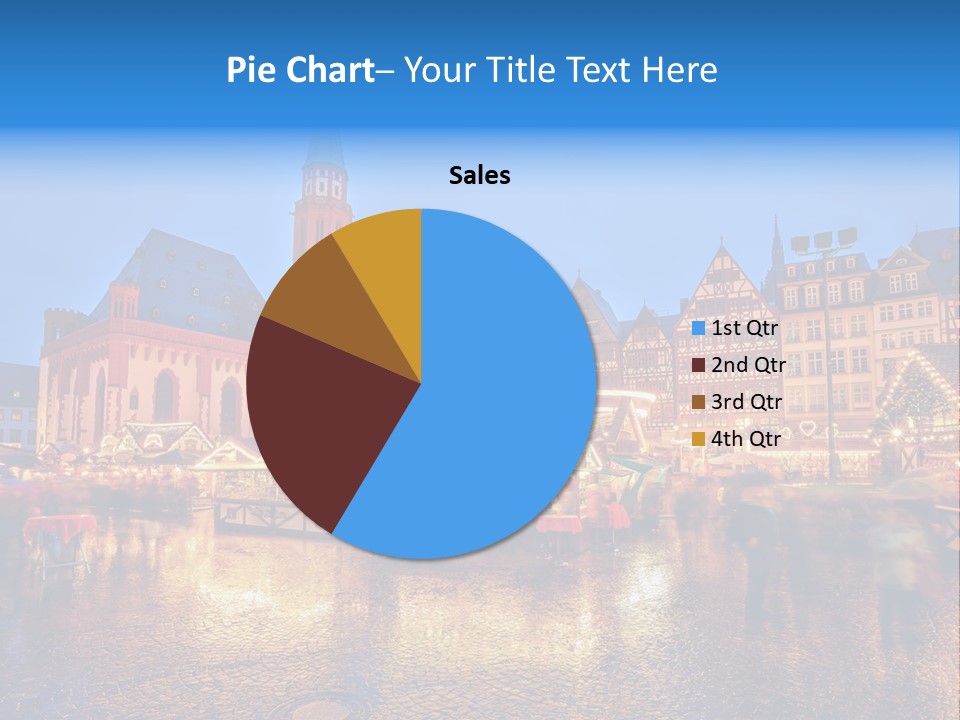 Sale People December PowerPoint Template