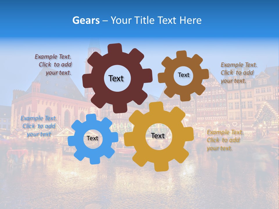 Sale People December PowerPoint Template