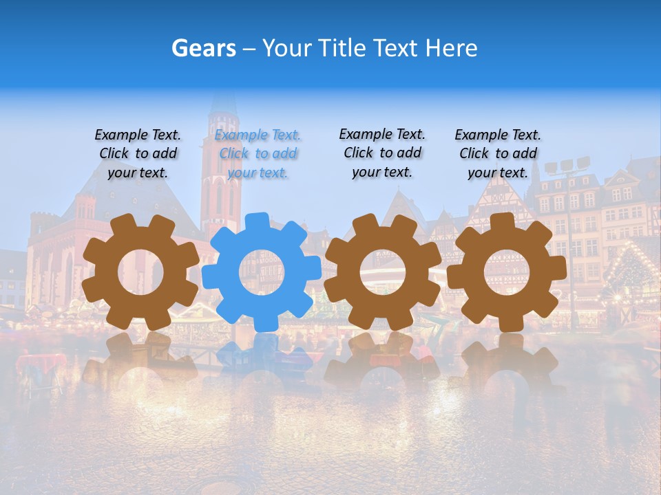 Sale People December PowerPoint Template