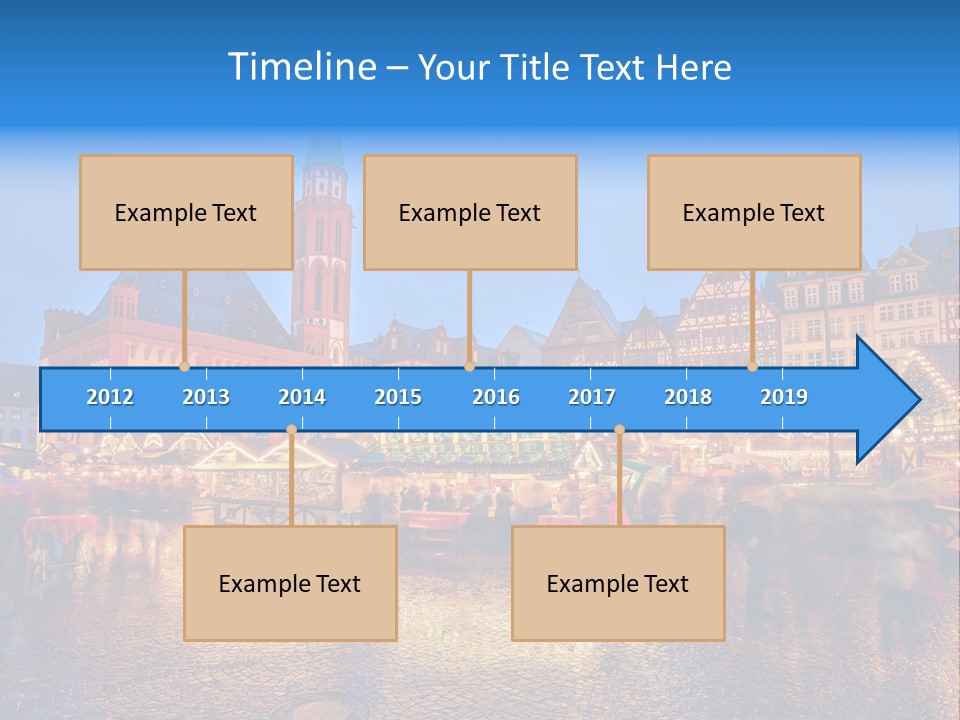 Sale People December PowerPoint Template