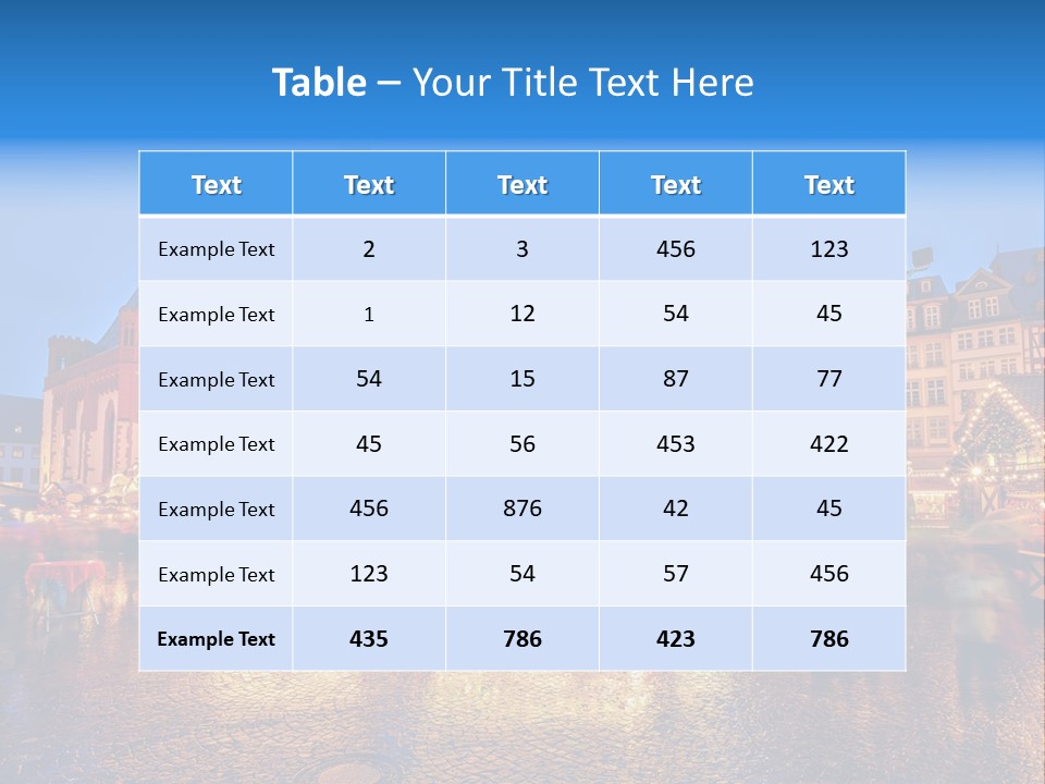 Sale People December PowerPoint Template