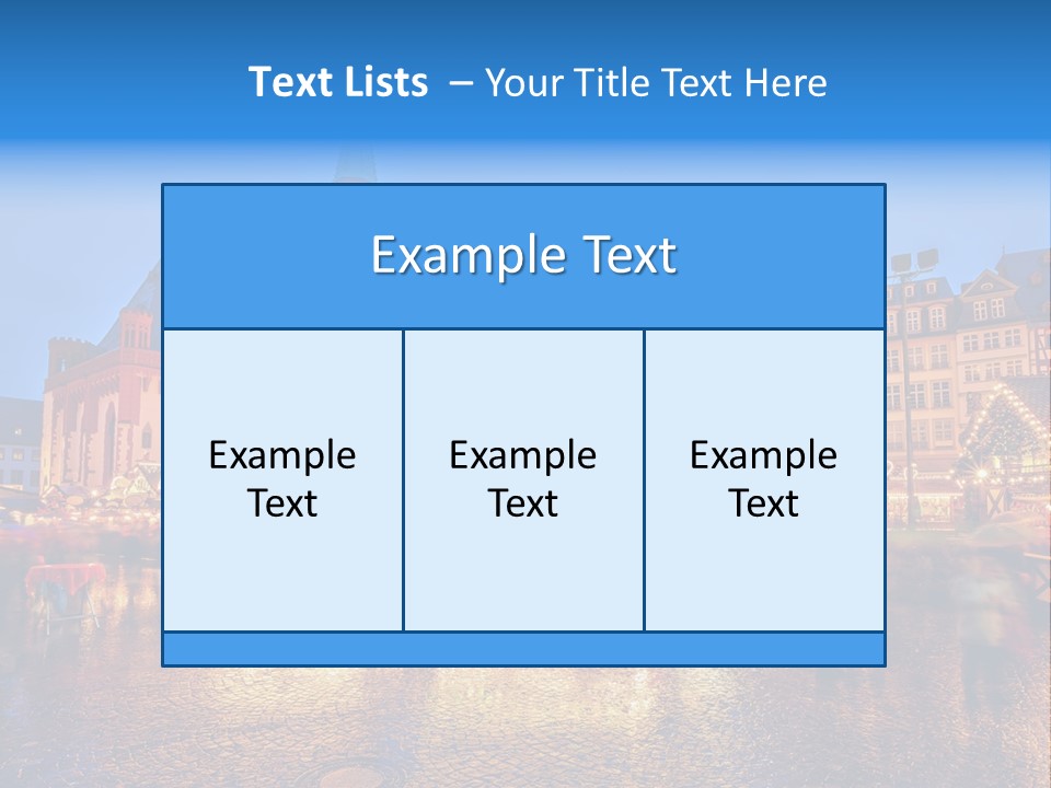 Sale People December PowerPoint Template