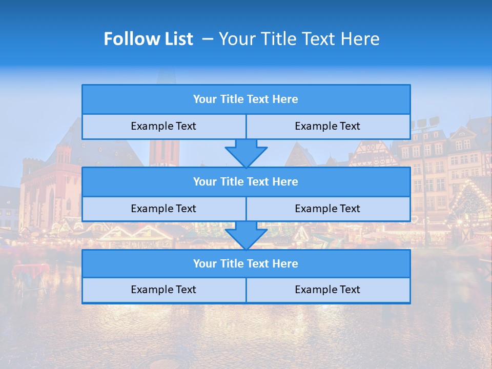 Sale People December PowerPoint Template