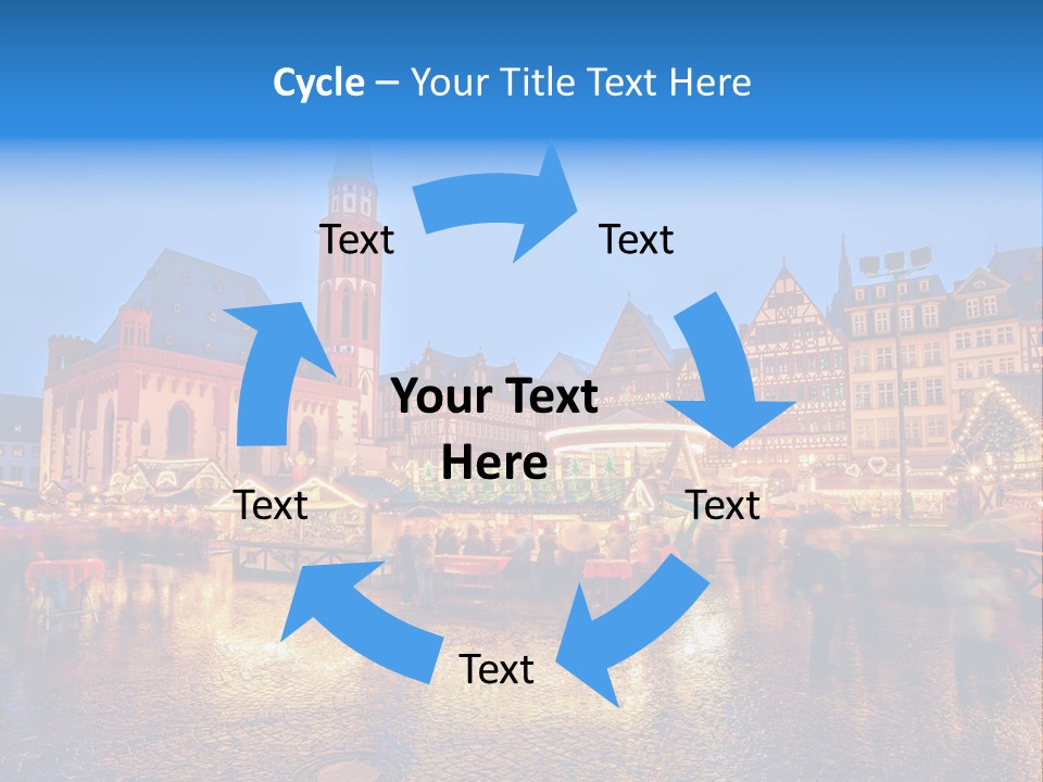 Sale People December PowerPoint Template