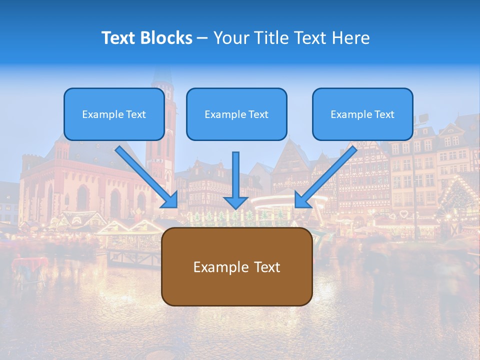 Sale People December PowerPoint Template