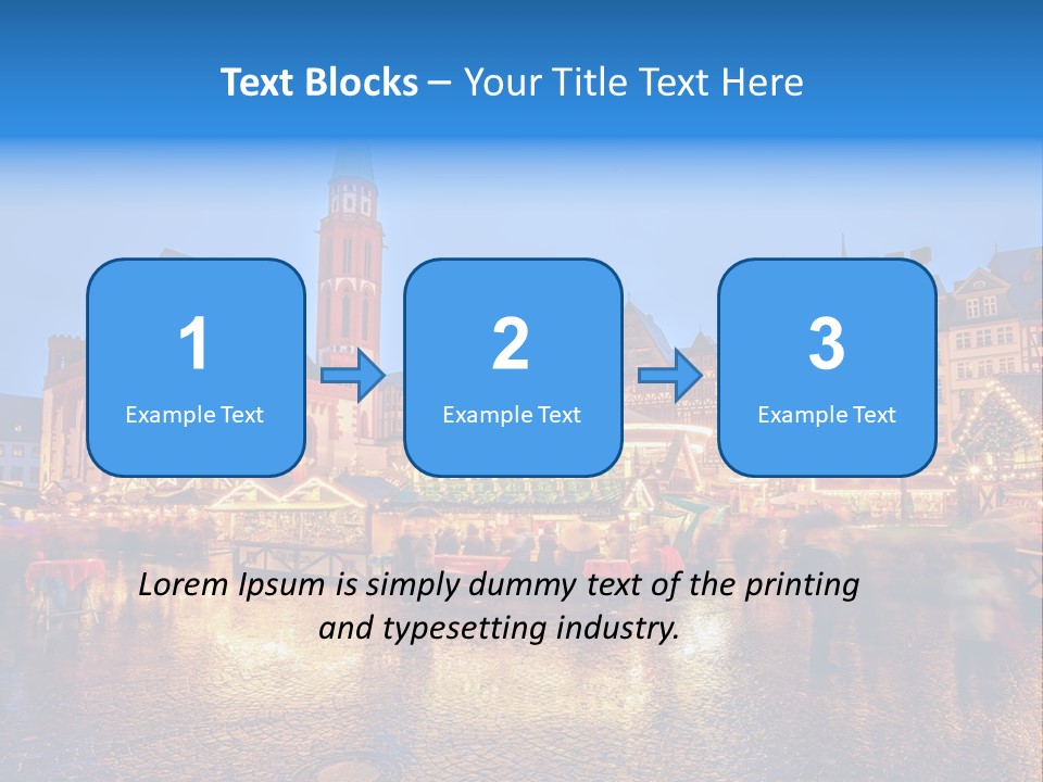 Sale People December PowerPoint Template