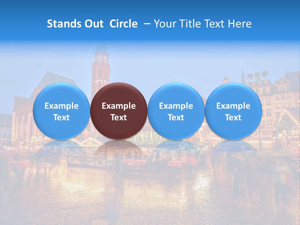 Sale People December PowerPoint Template