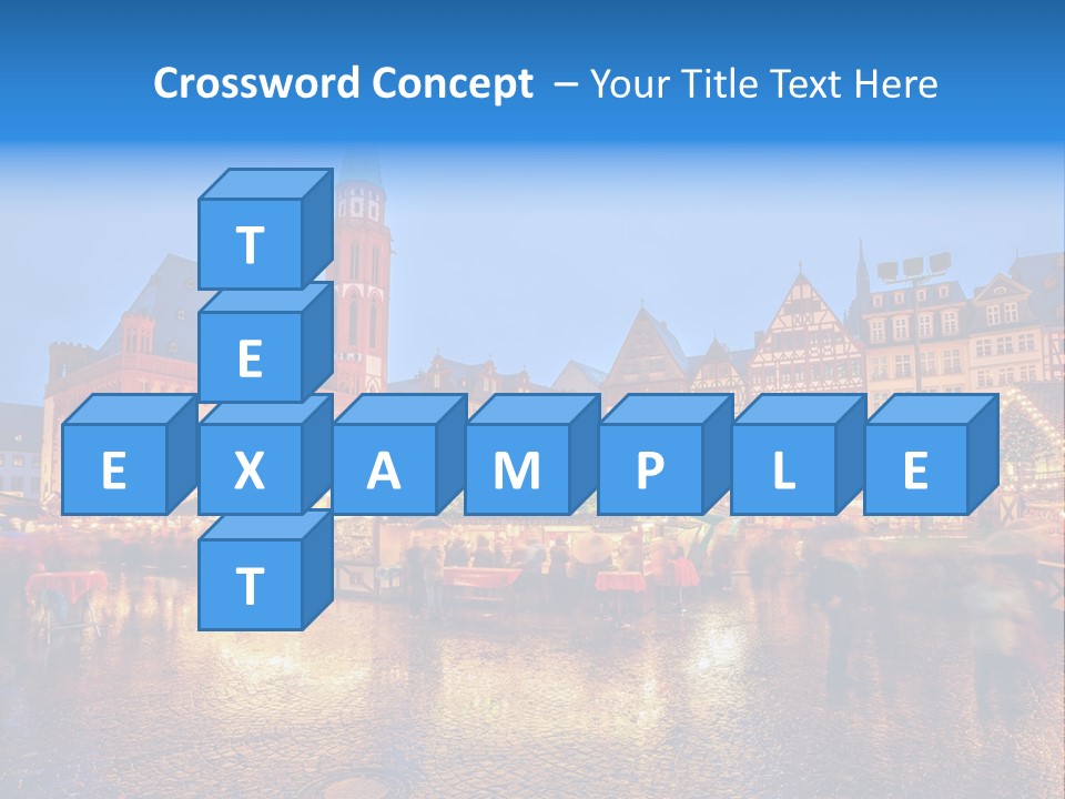 Sale People December PowerPoint Template