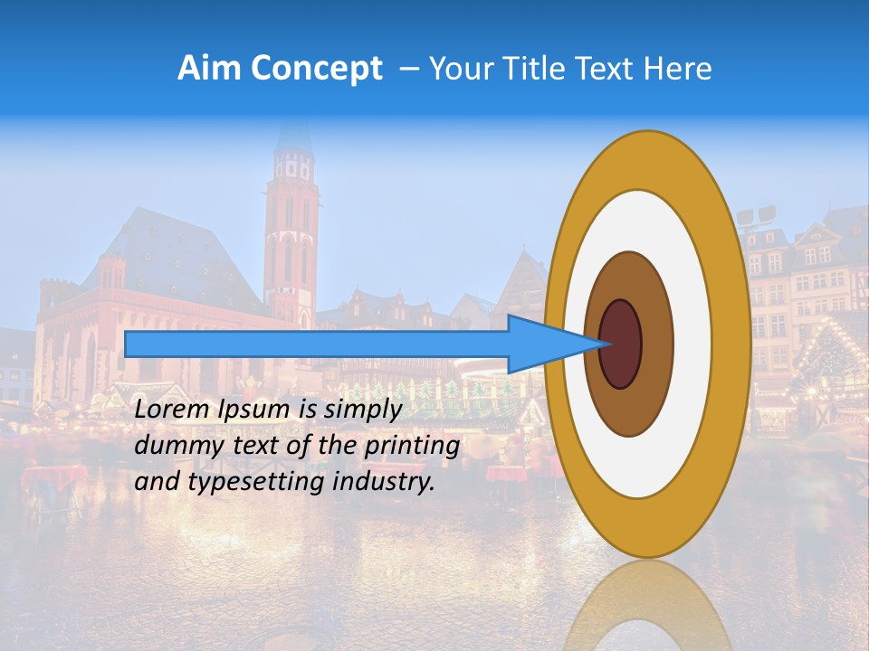 Sale People December PowerPoint Template