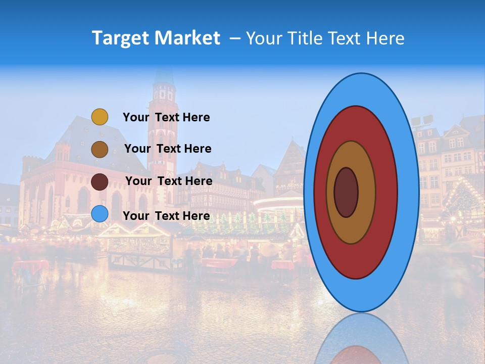 Sale People December PowerPoint Template