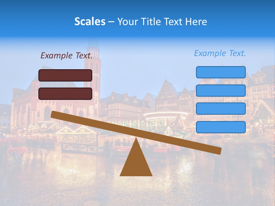 Sale People December PowerPoint Template