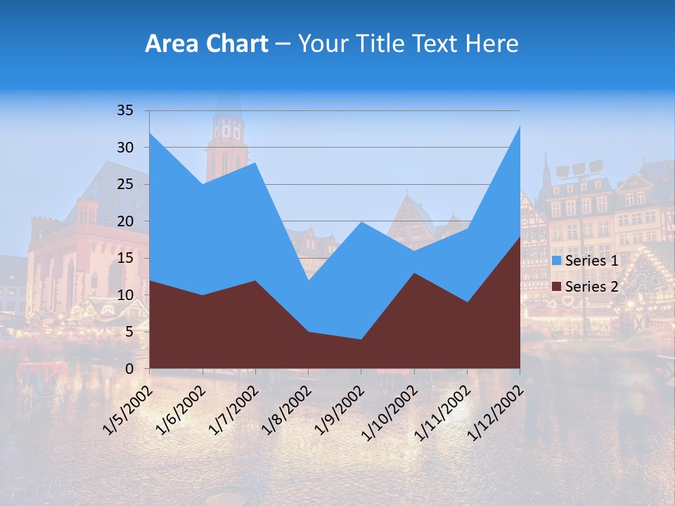 Sale People December PowerPoint Template