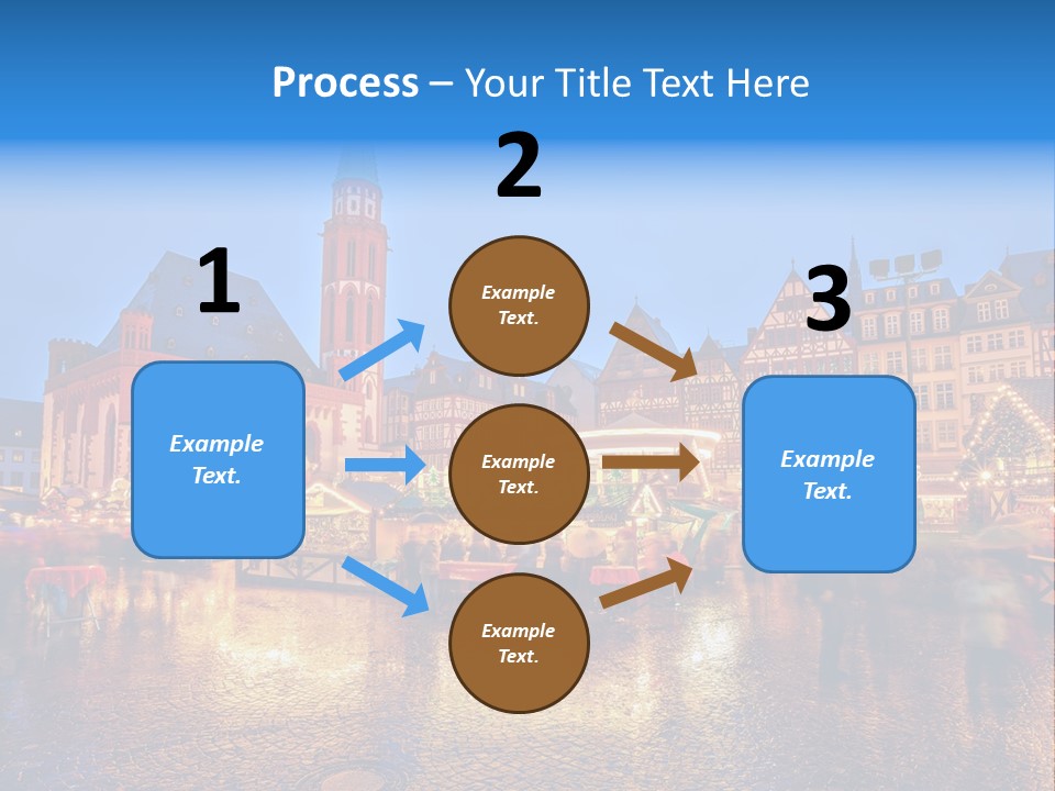 Sale People December PowerPoint Template