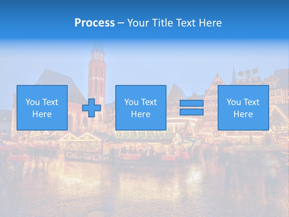 Sale People December PowerPoint Template