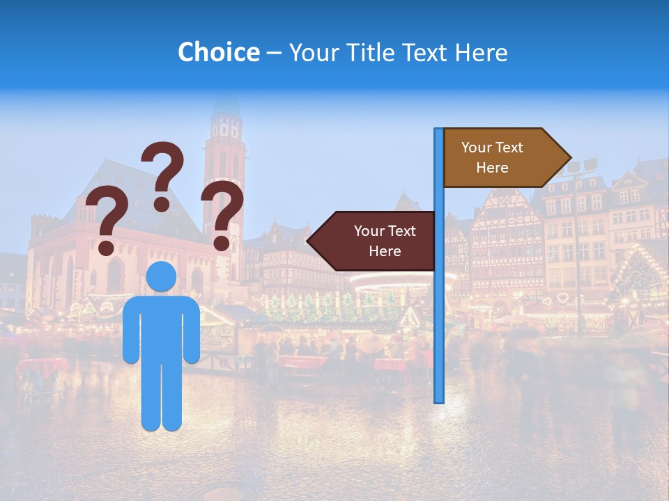 Sale People December PowerPoint Template