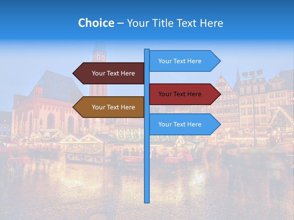 Sale People December PowerPoint Template