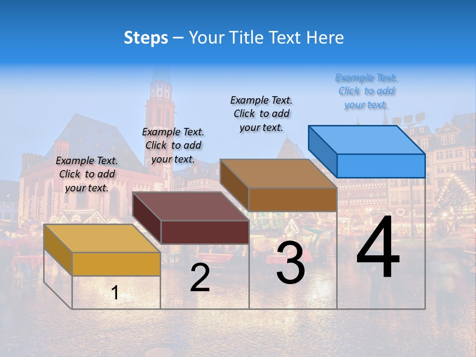 Sale People December PowerPoint Template