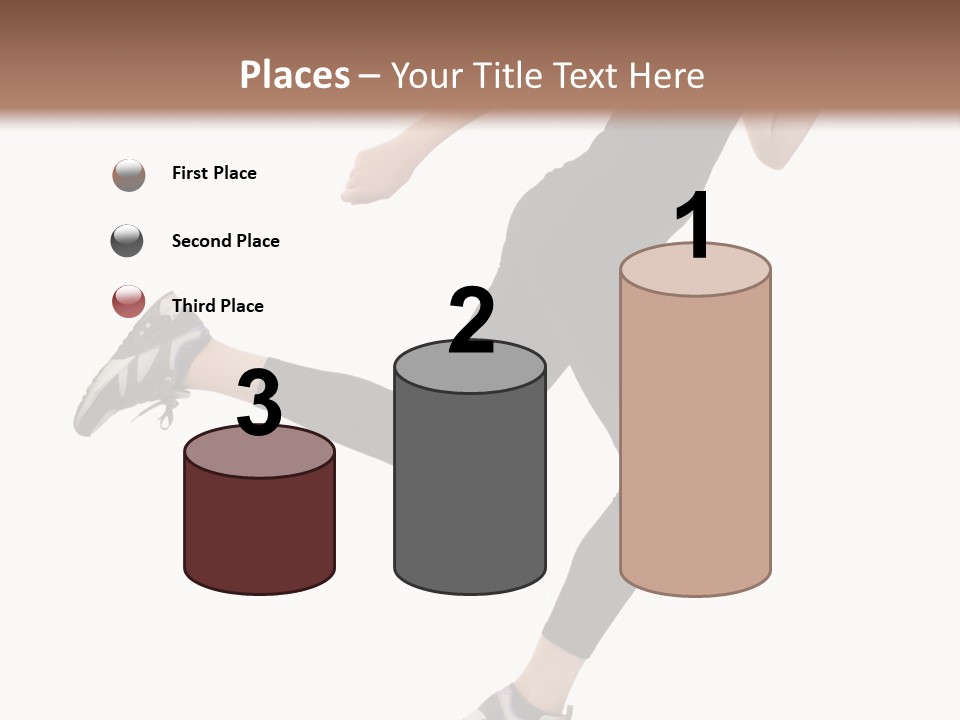 Healthy Portrait Stretching PowerPoint Template