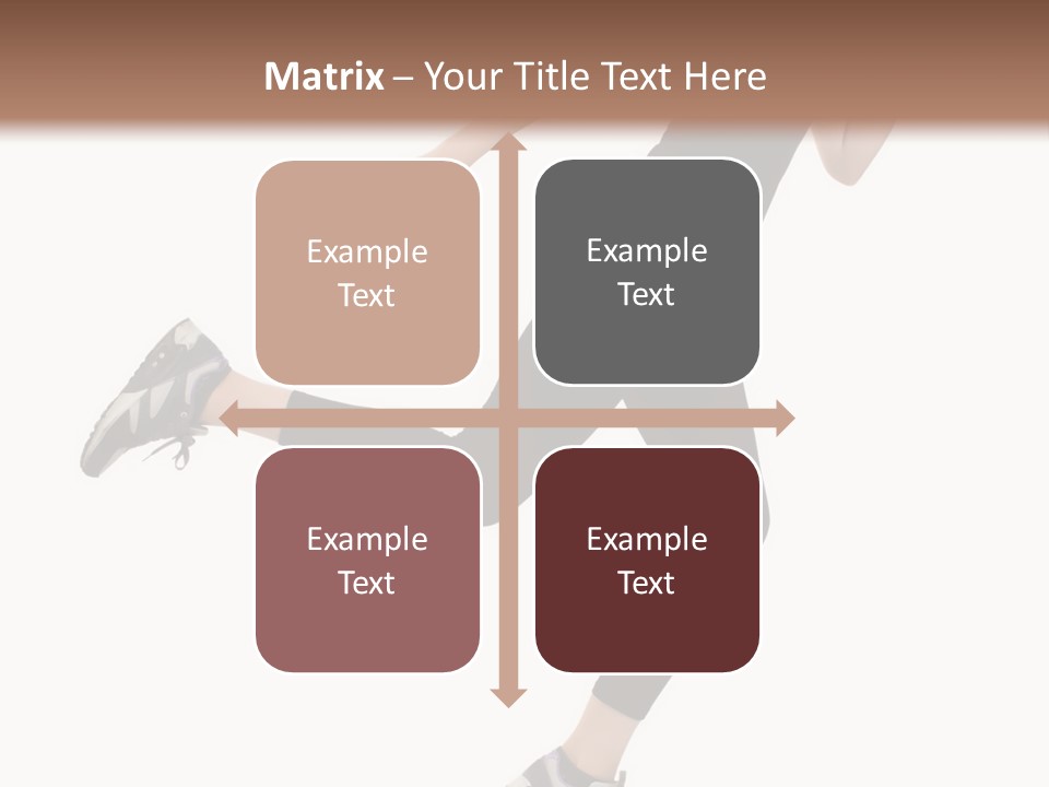 Healthy Portrait Stretching PowerPoint Template