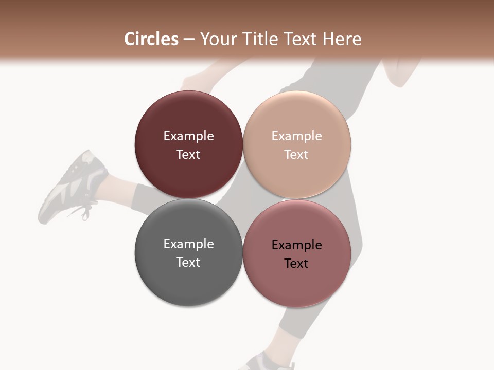 Healthy Portrait Stretching PowerPoint Template