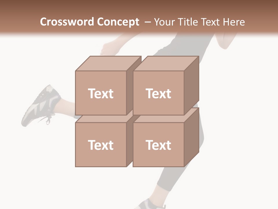Healthy Portrait Stretching PowerPoint Template