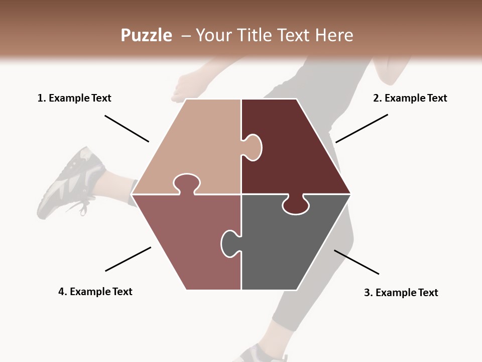 Healthy Portrait Stretching PowerPoint Template