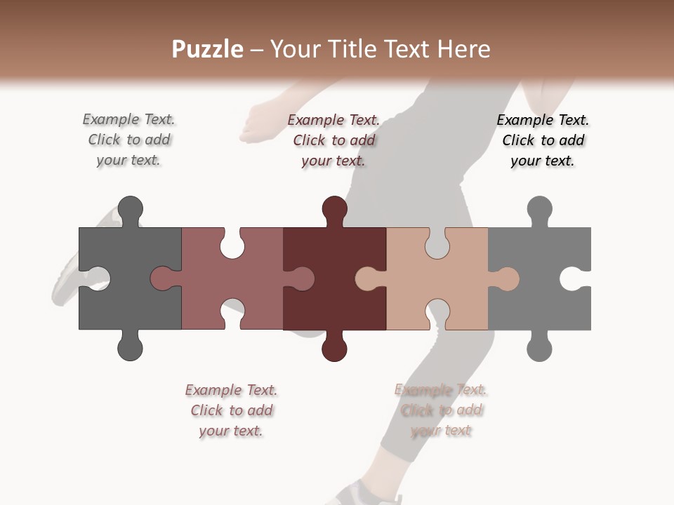 Healthy Portrait Stretching PowerPoint Template