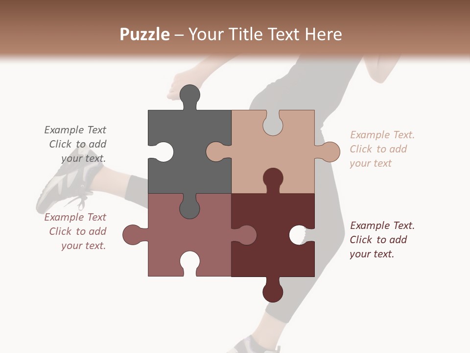 Healthy Portrait Stretching PowerPoint Template