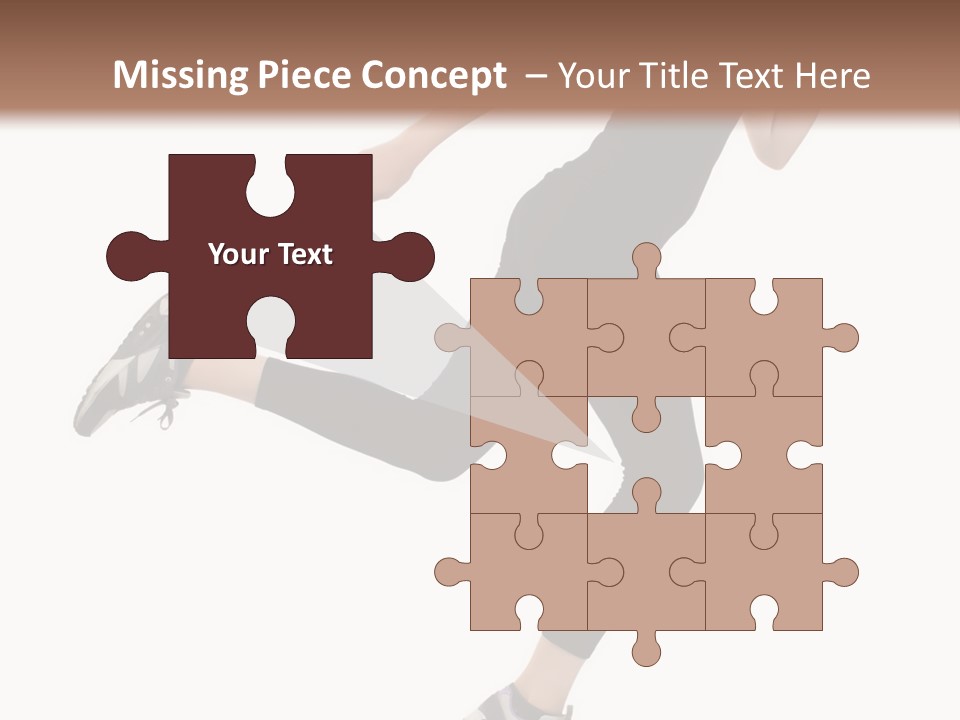 Healthy Portrait Stretching PowerPoint Template