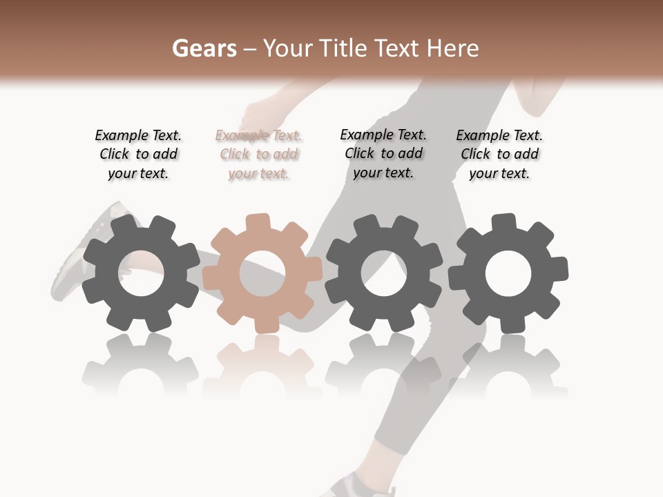 Healthy Portrait Stretching PowerPoint Template