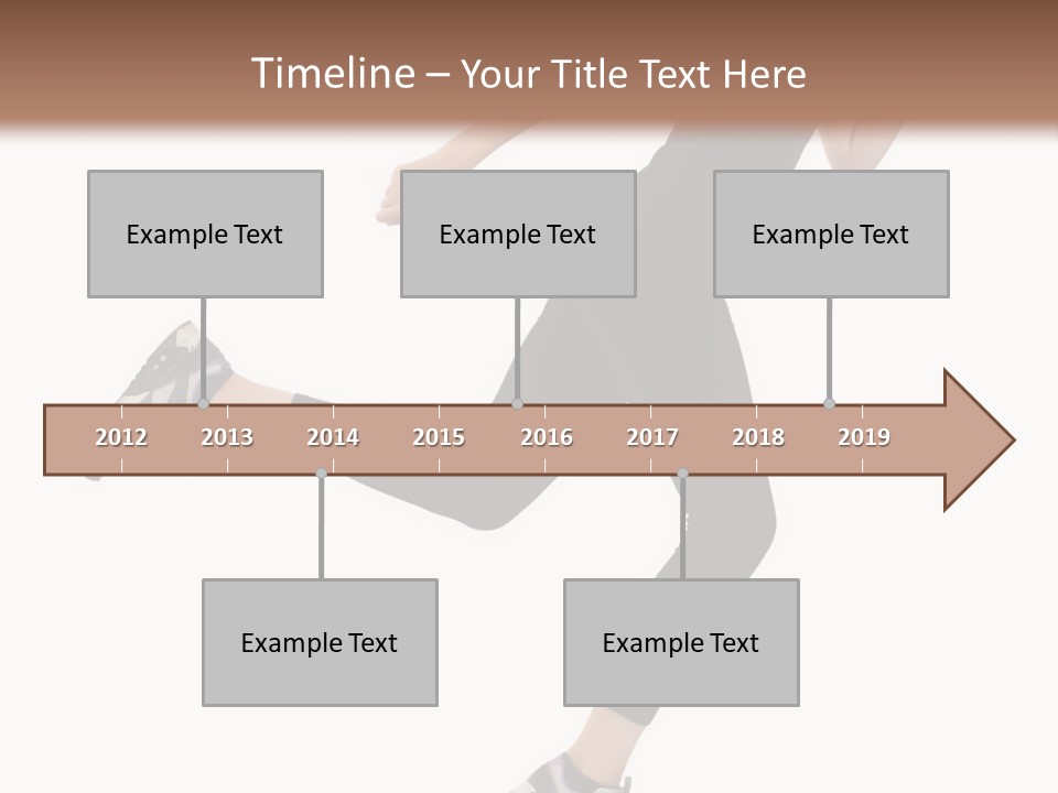 Healthy Portrait Stretching PowerPoint Template