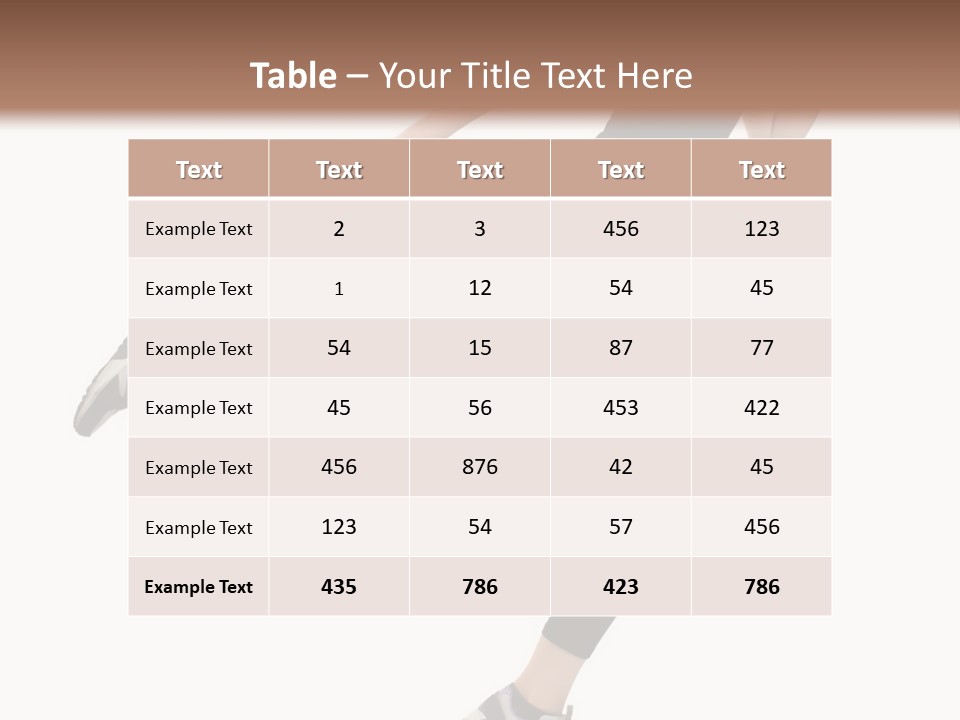 Healthy Portrait Stretching PowerPoint Template