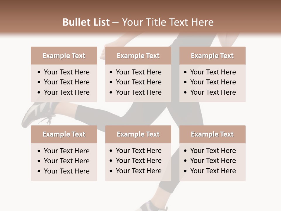 Healthy Portrait Stretching PowerPoint Template