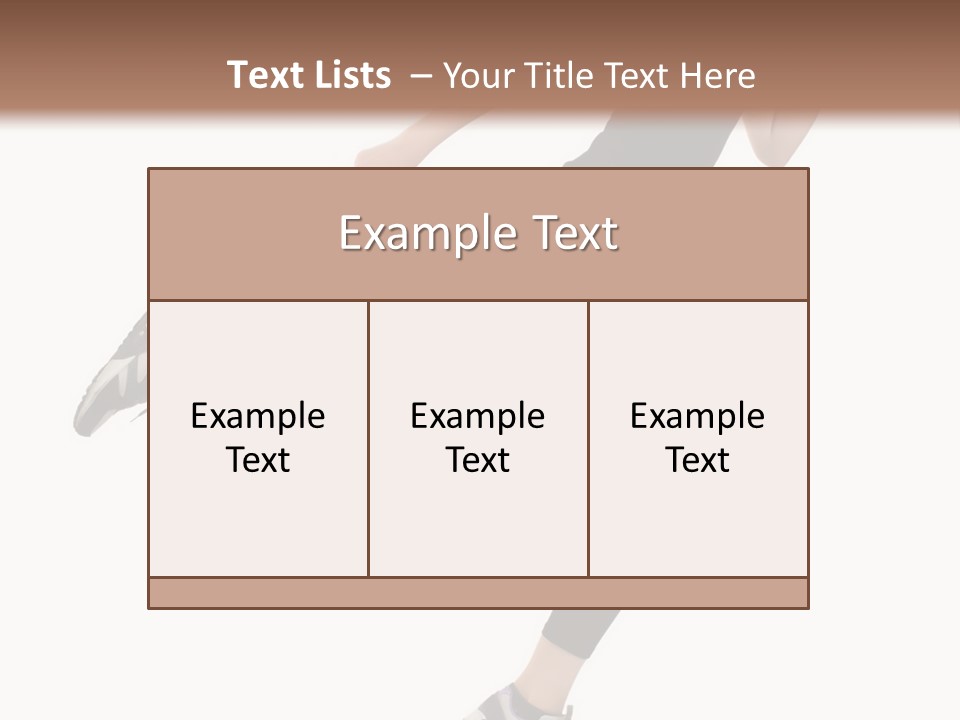 Healthy Portrait Stretching PowerPoint Template